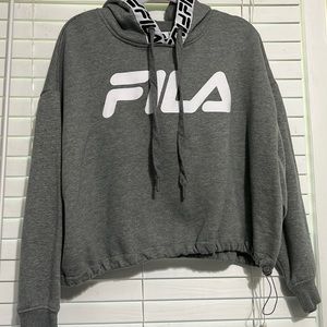 Fila cropped hoodie